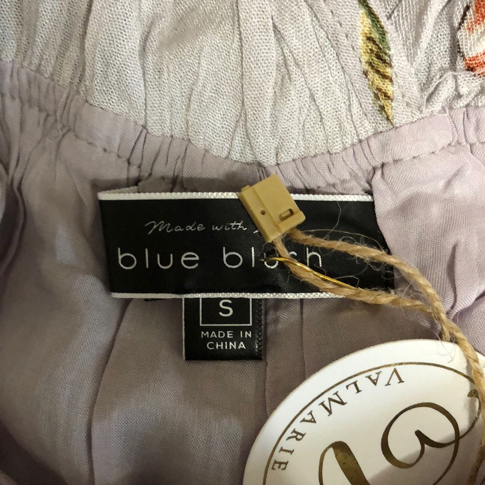 NWT Blue Blush SZ S Lilac Floral Romper! - Picture 10 of 14